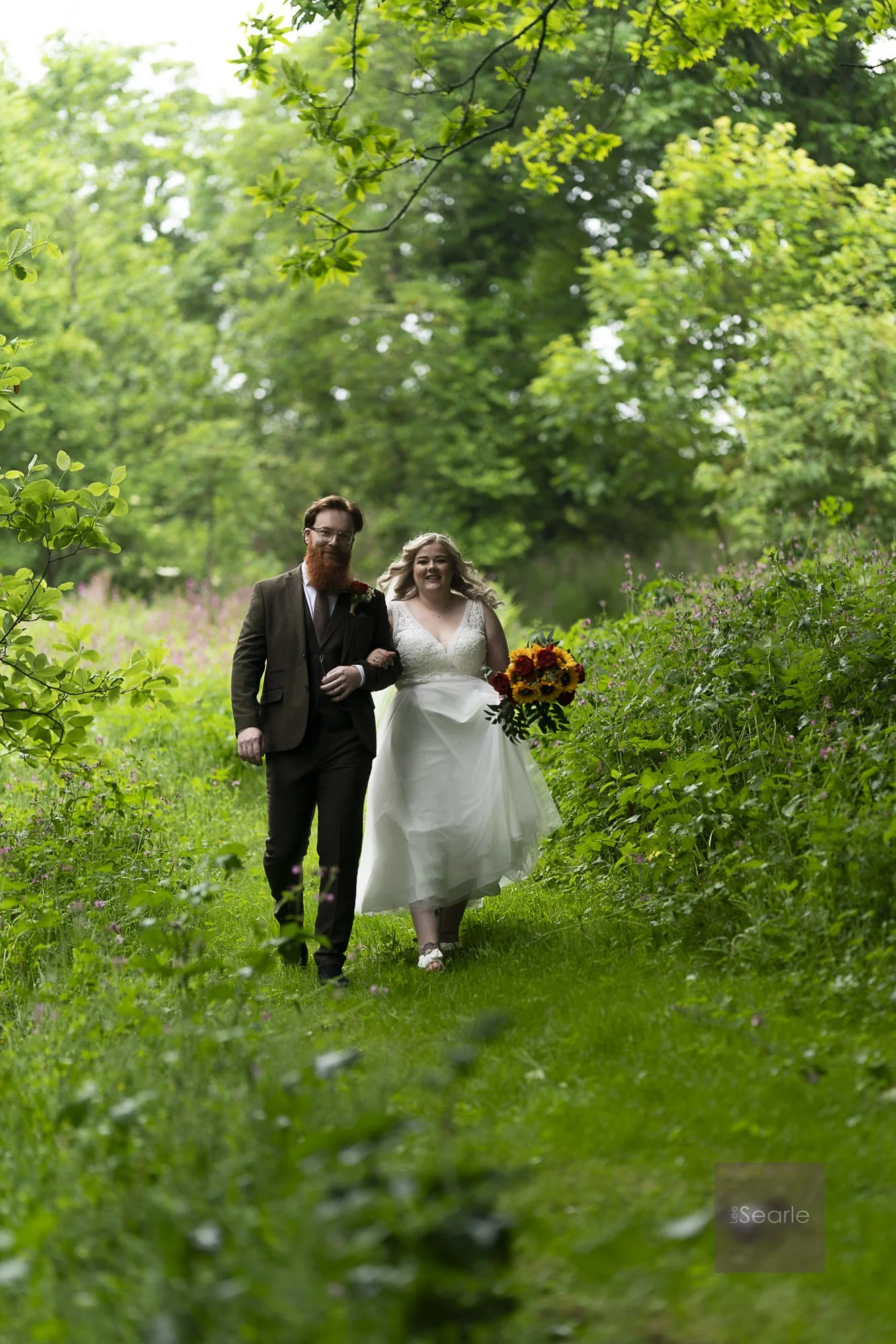 Walking the green lane after the vows